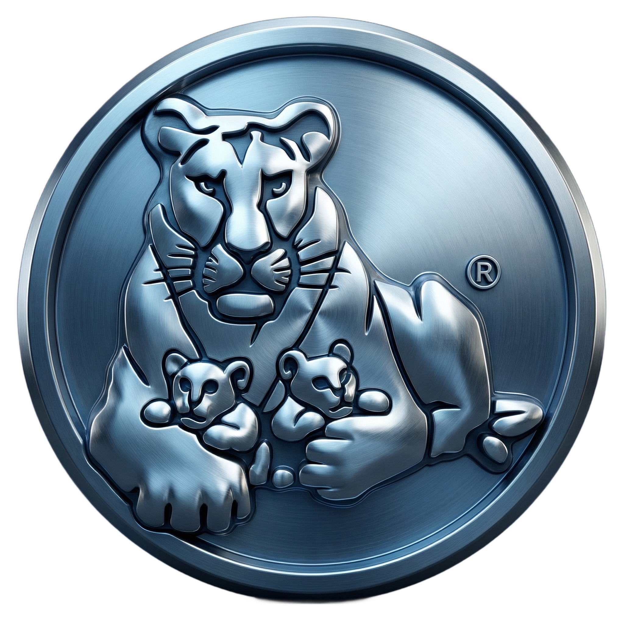 logo wise metal coin